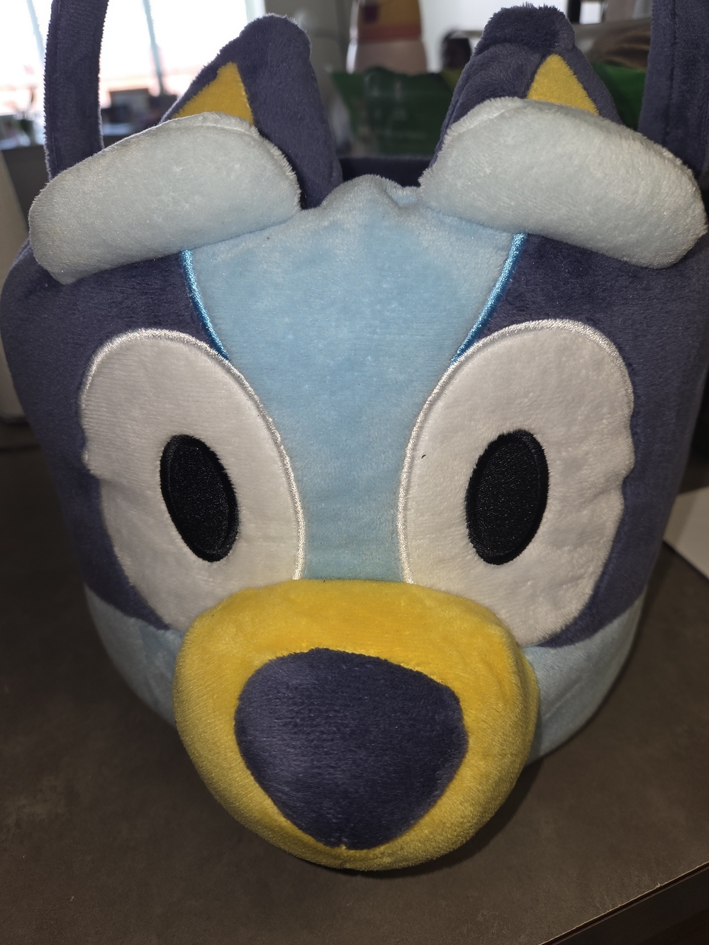 Plush Blue Cartoon Animal Toy Basket - Kids Toy - Picture 2 of 3